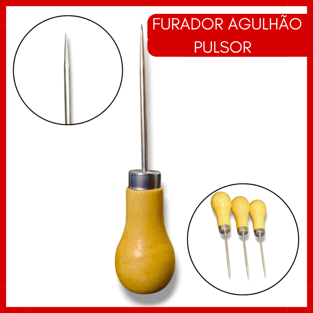 Furador Agulhao Sovela Pulsor P Tecido Patchwork Art Scrapbook em Oferta na Shopee