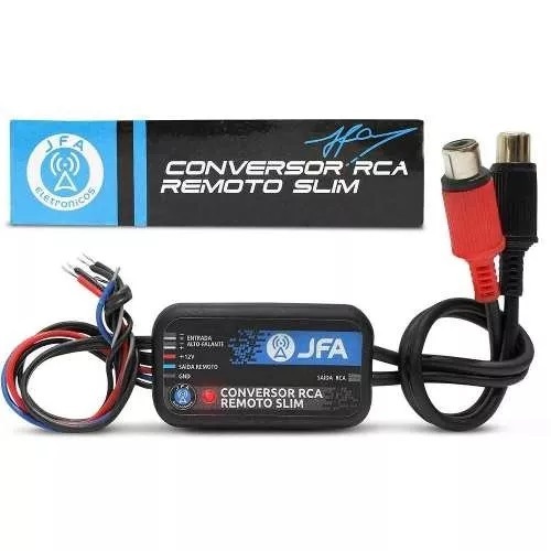 Conversor de Fio p/ RCA JFA Remoto Adaptador Slim 12v