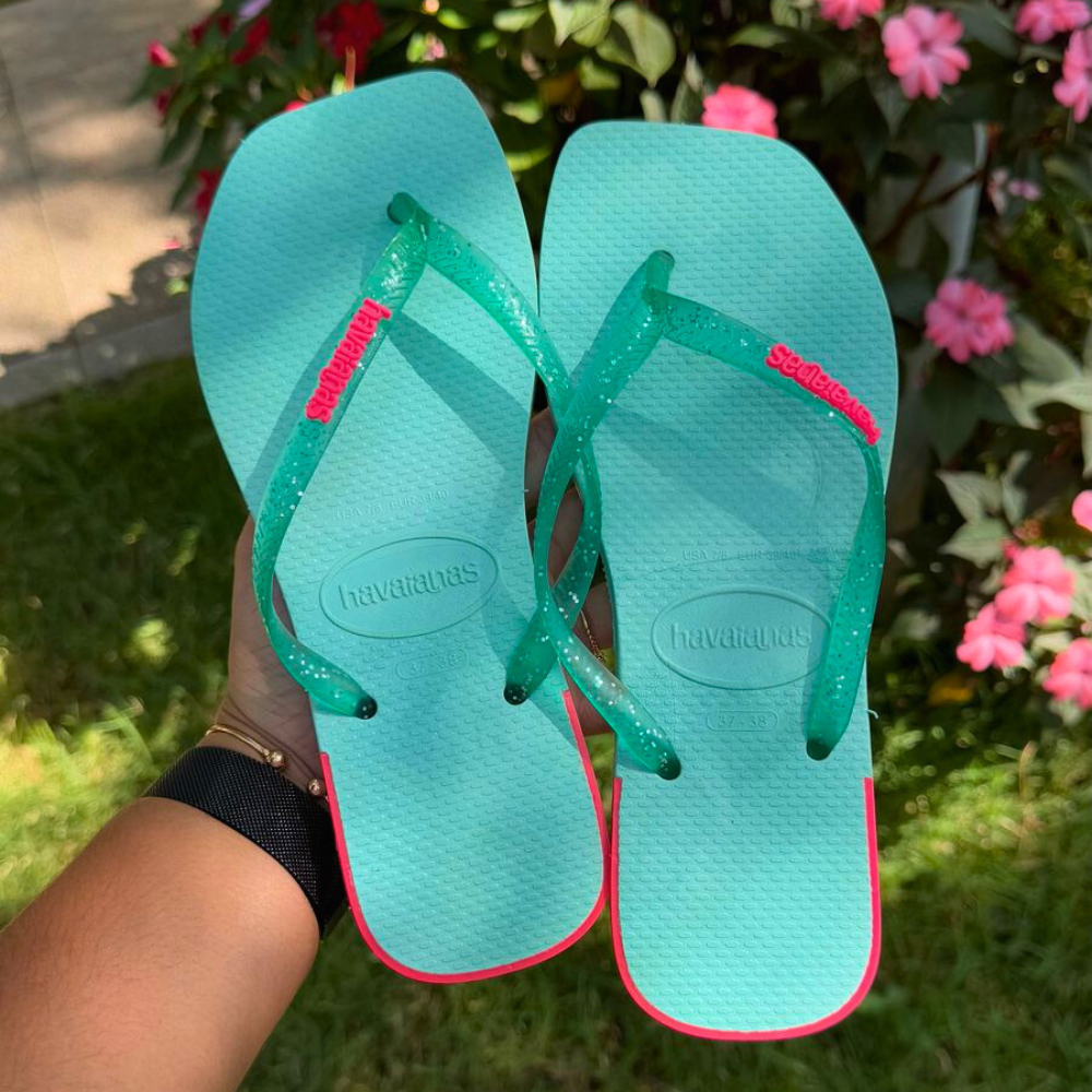 Chinelo Feminino Liso Hav Super Macio Confortável e Prático Lazer Envio Rápido