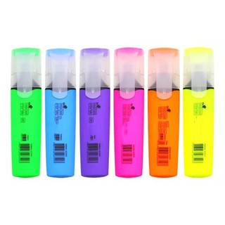 Kit Marca-Texto Neon 4 ou 6 Cores – Ponta Chanfrada 6mm, Soft-Touch, Alta Cobertura