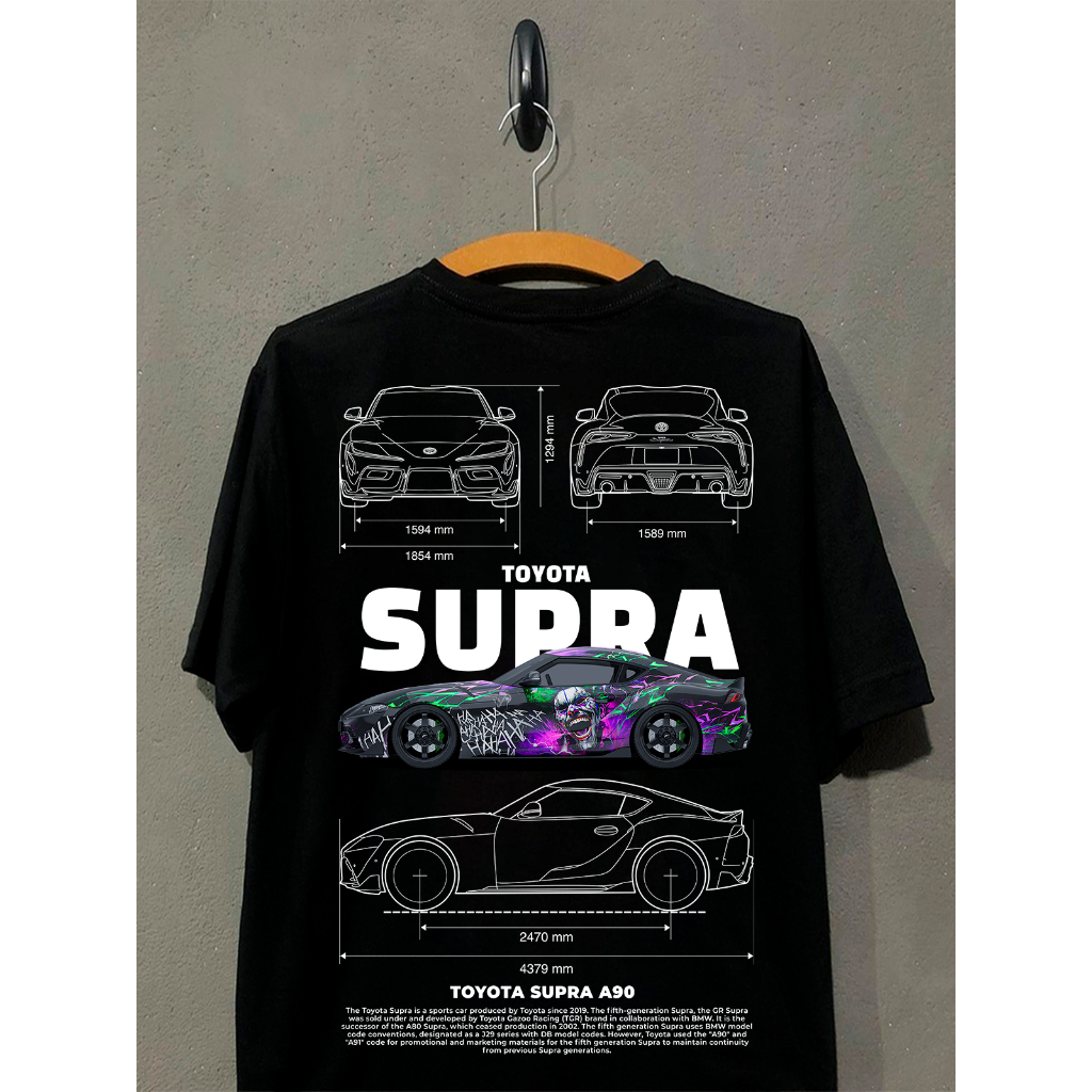 Camiseta Preta Masculina Supra Coringa Blusa Unissex Lançamento