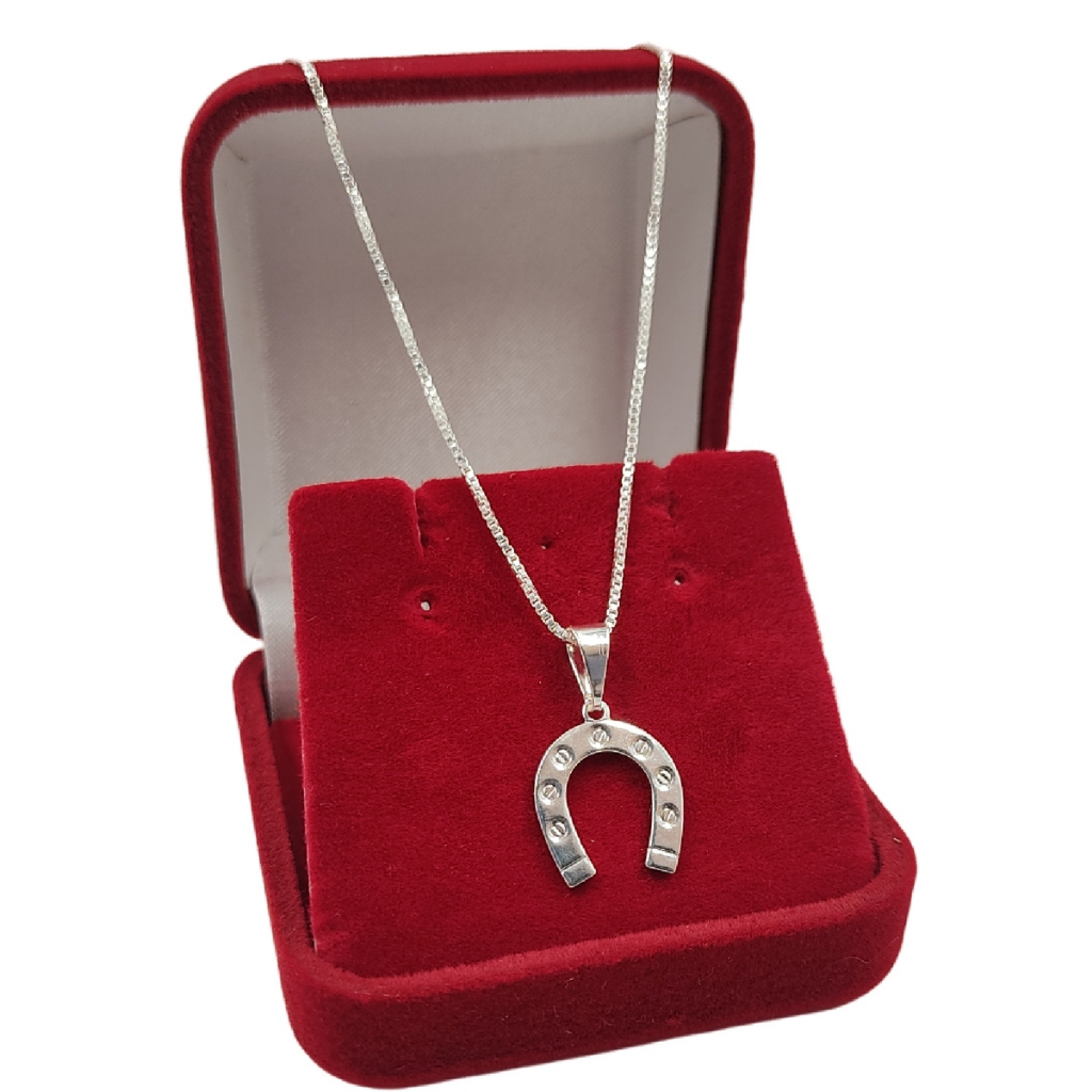 Conjunto Kit Colar Feminino Veneziano em Prata 925 + Pingente Ferradura Cavalo Boiadeira em Oferta na Shopee