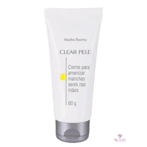 Creme para amenizar as marcas senis nas mãos 60g Clear Pele Abelha Rainha