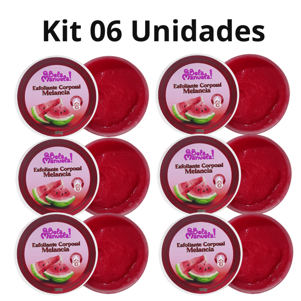 Kit 06 Esfoliante Corporal Q Bela Manuela 180g