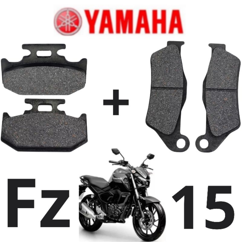 Kit Pastilha De Freio Traseiro + Pastilha de Freio dianteiro Fz 15 2022 Em Diante em Oferta na Shopee