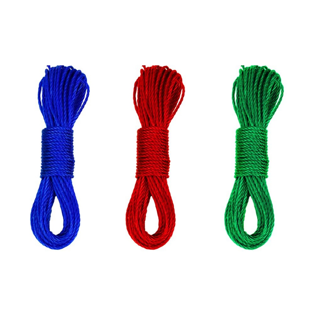 Corda Revestida Para Varal 10 Metros Colorida Cores Diversas em Oferta na Shopee