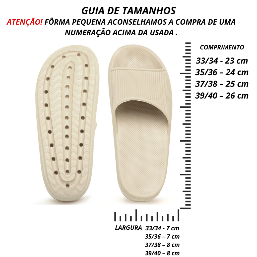 Chinelo Nuvem Slide Feminino 33 Ao 40 Ortopédico Original 100% em EVA Leve e macio — imagem 2 de 2