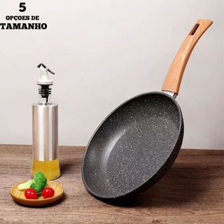 Frigideira Antiaderente Fundo Triplo Premium Indução em Oferta na Shopee