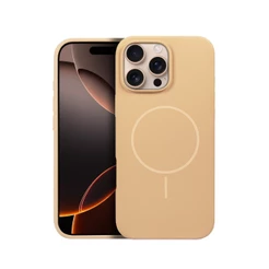 Capa Case Capinha MagSafe Silicon Liquid para iPhone 16 Pro Gshield Proteção Contra impactos Desert