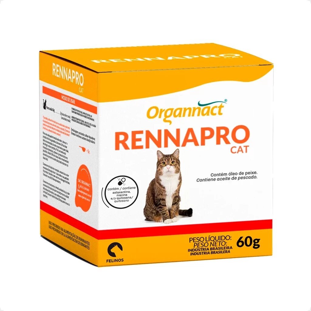 Organnact Suplemento Rennapro Cat 60G
