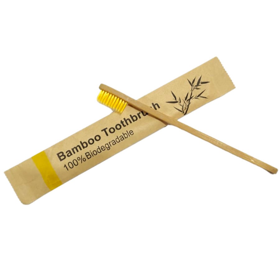Escova Dental De Bambu Macia 100% Sustentável