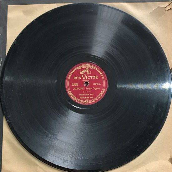 Disco 78 Rpm - Jalousie Tango Cigano - Orq. Boston Pops (RCA Victor 12160)