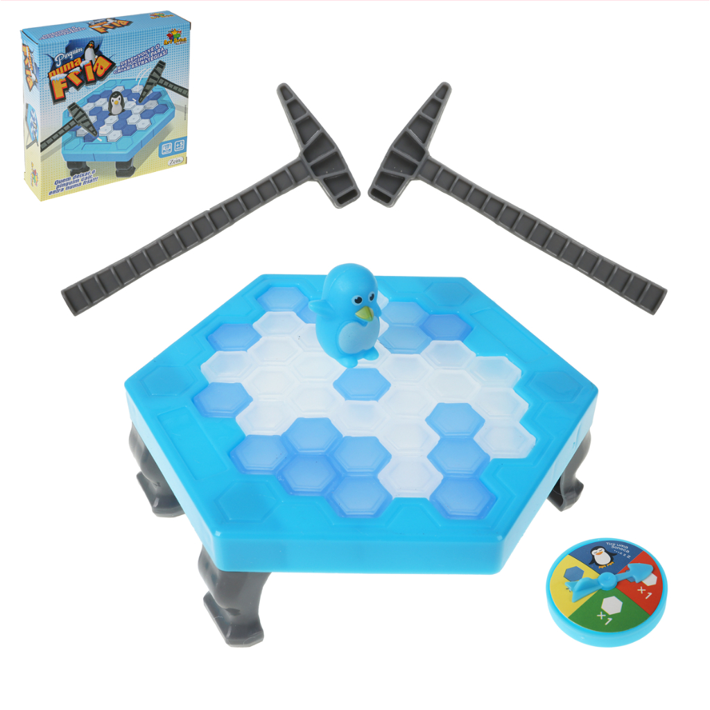 Pinguim Quebra Gelo Jogo Numa Fria Brinquedo Diversão Criança Divertido Artificial