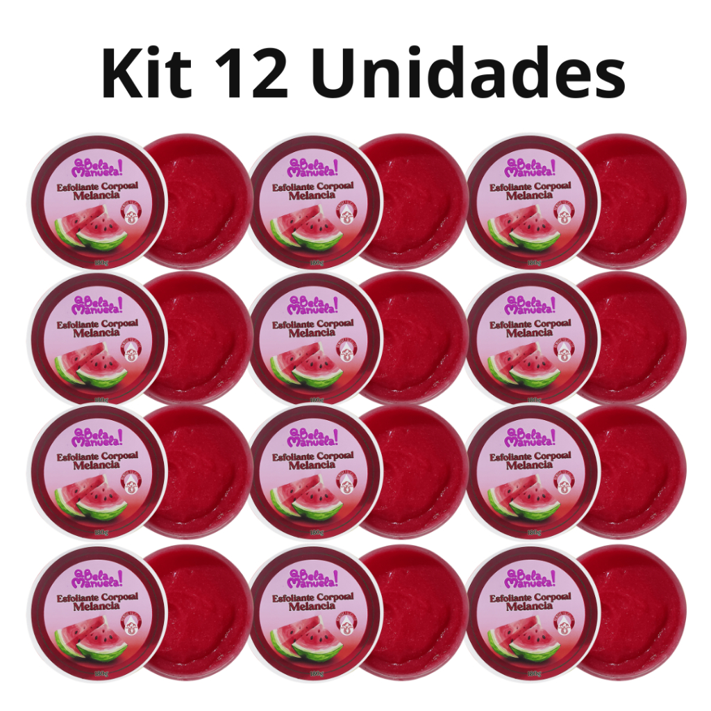Kit 12 Esfoliante Corporal Q Bela Manuela 180g em Oferta na Shopee
