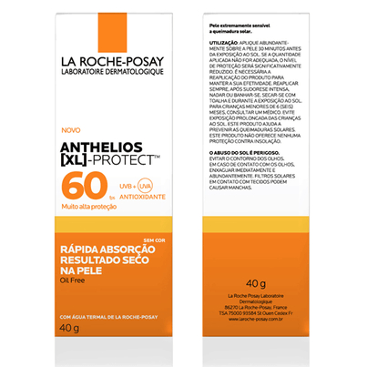 Protetor Solar Facial La Roche-Posay FPS 60 Anthelios XL Protect 40g