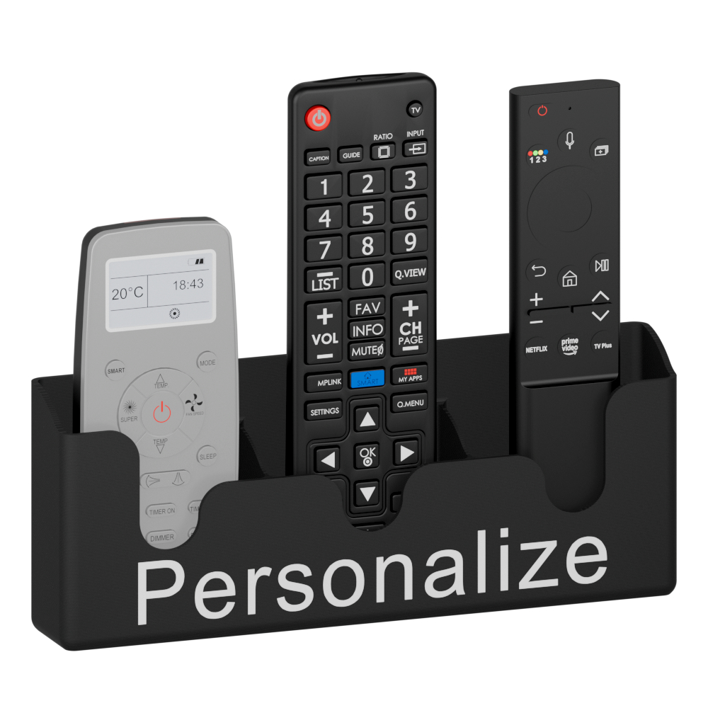 Suporte De Parede Porta 3 Controles Remoto Ar Condicionado Ventilador Tv Universal Personalizável em Oferta na Shopee