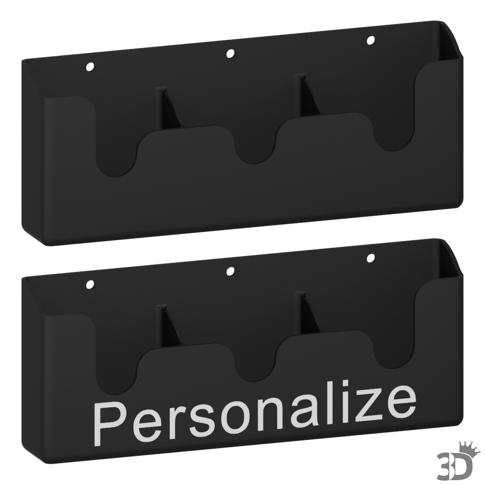 Suporte De Parede Porta 3 Controles Remoto Ar Condicionado Ventilador Tv Universal Personalizável