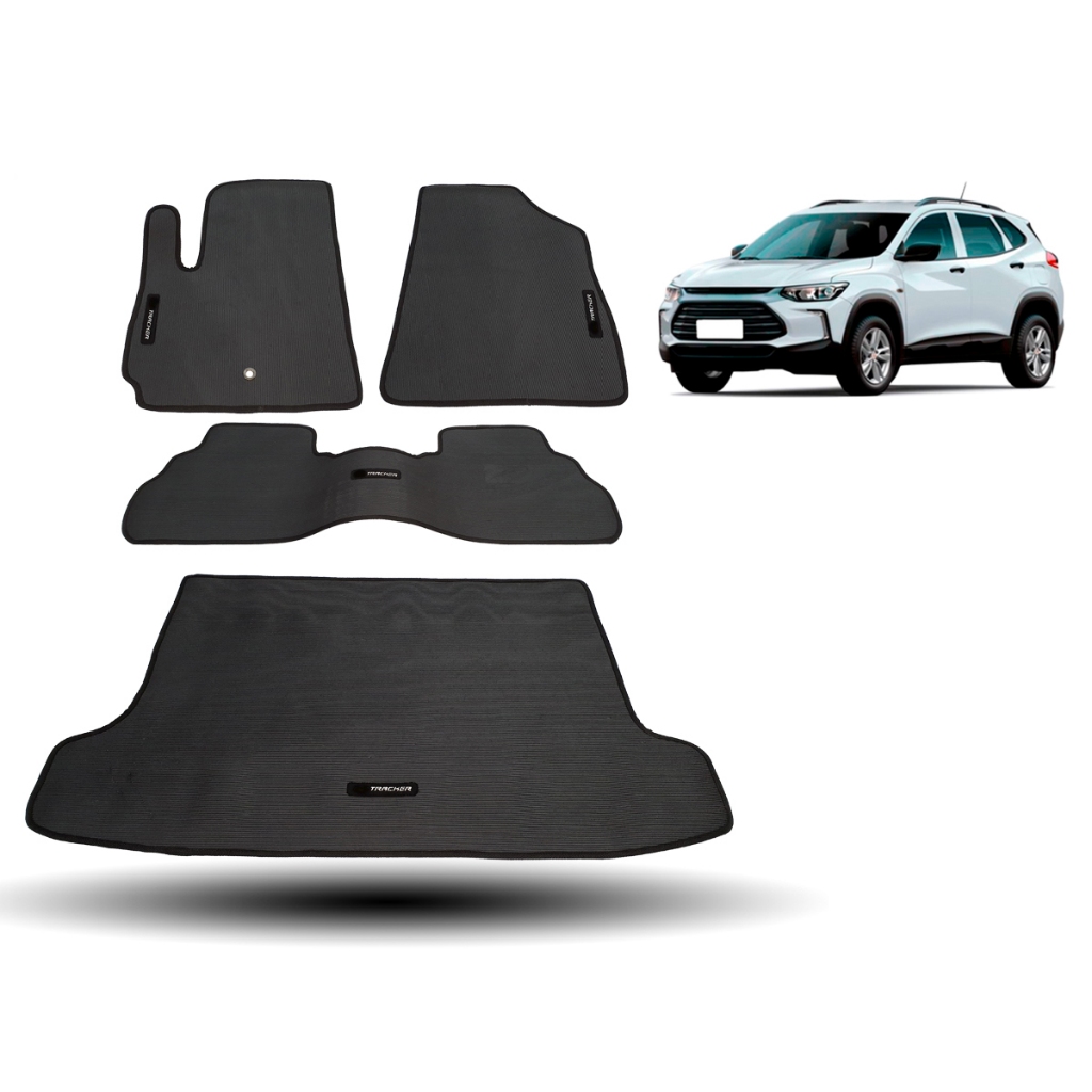 Tapete Borracha Para Tracker Traseiro Interiço Porta-Malas 2021 2022 2023 2024 2025 em Oferta na Shopee