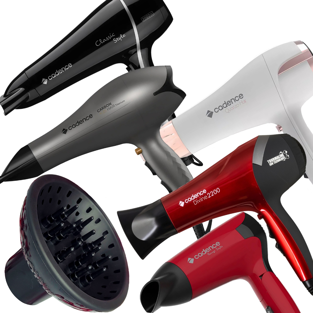 Difusor Bico Definidor De Cachos Para Secador De Cabelos Cadence Divine 2200 Rouge Style Quartzo Universal 4 a 6 Cm