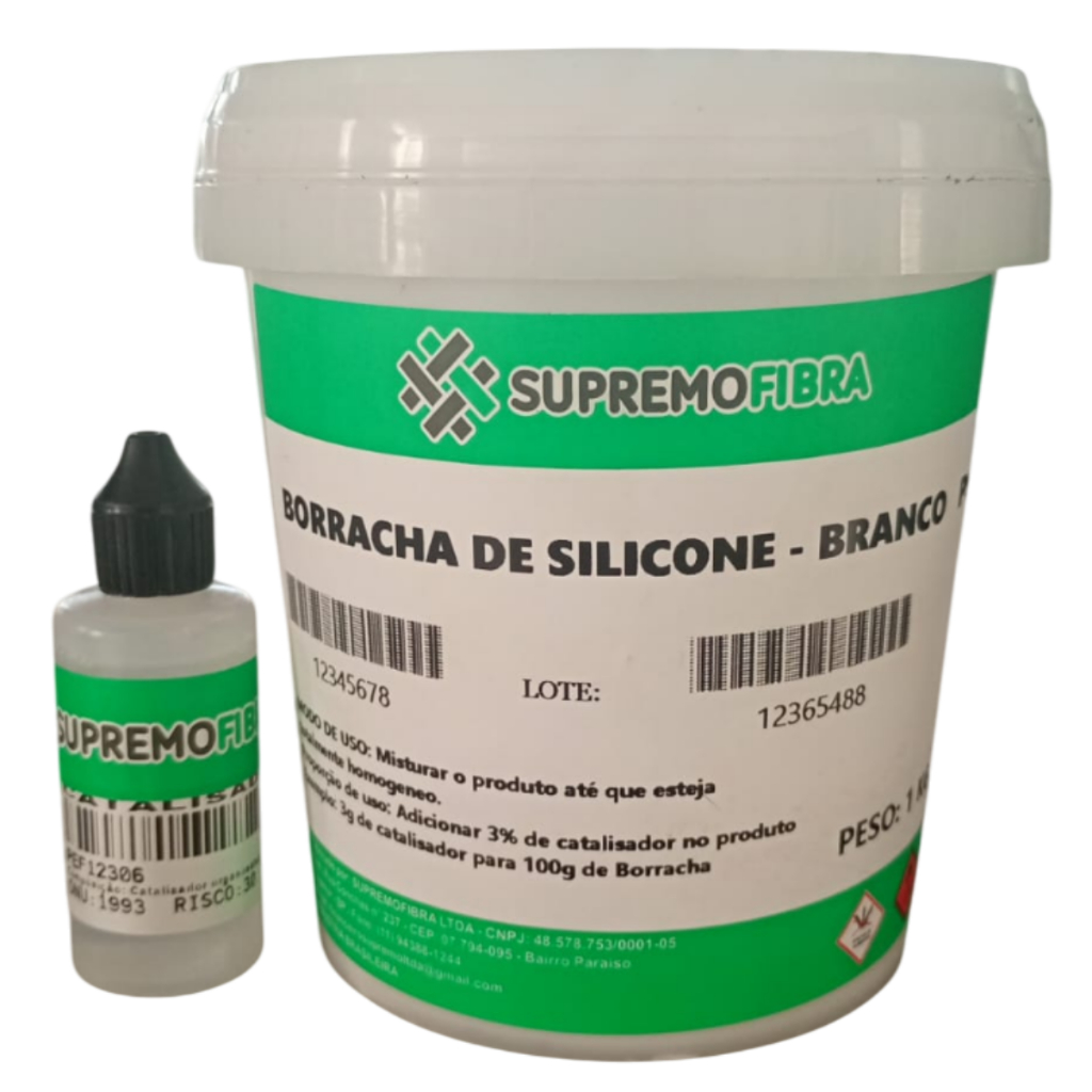 Borracha de Silicone Branca para Esculturas com muitos Detalhes Silicone para Moldes e Formas Gesso
