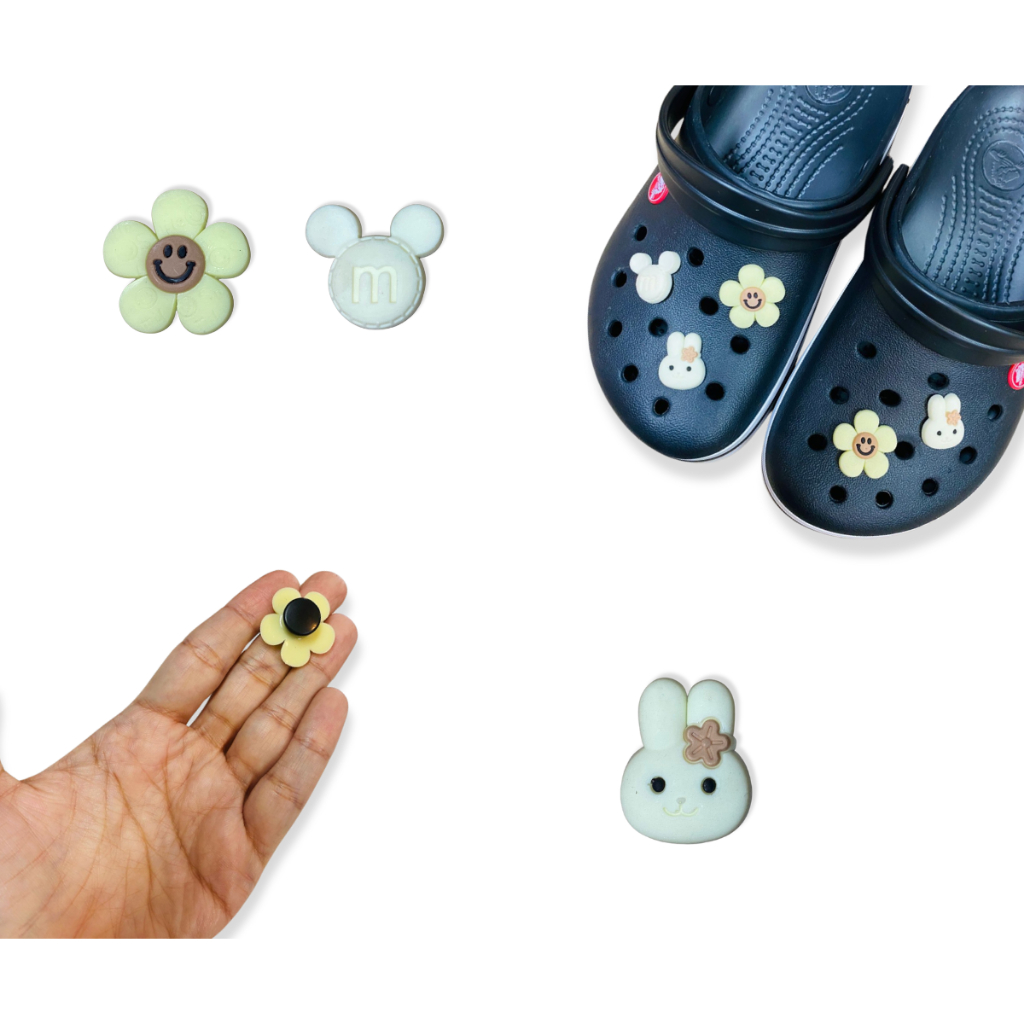 Kit c/5 unidades de Aplique Personagens Cute p/ Babuches