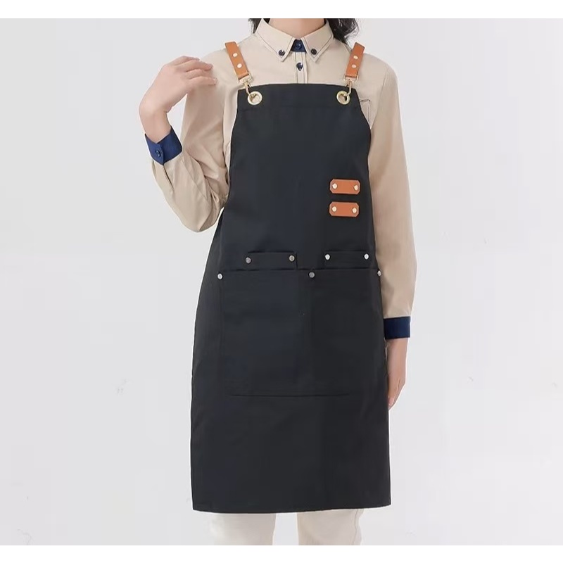 Avental Impermeável barista De Cozinha À Prova Dwaterproof Água chef Restaurante Garçom Trabalho