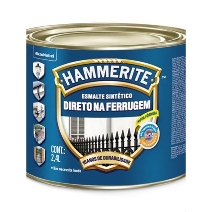 Esmalte Direto Na Ferrugem Hammerite 2,4L Diversas Cores