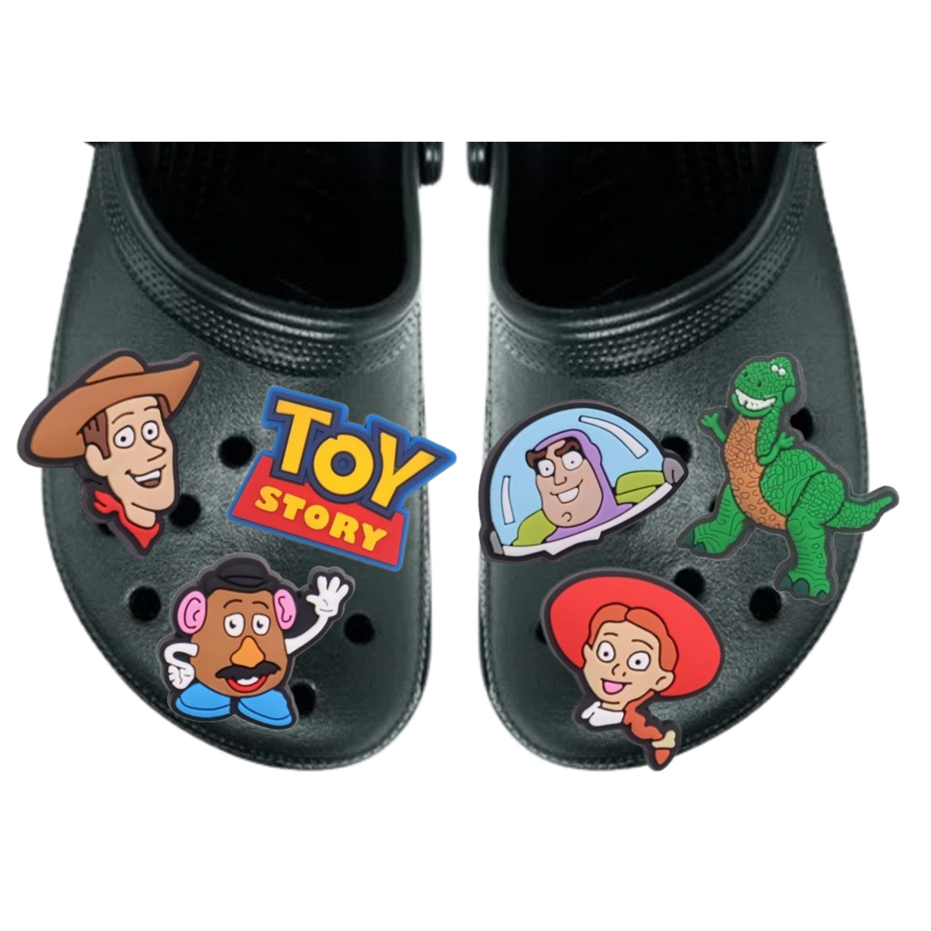 Pins Botons Broche Enfeite Para Croc Calçado Toy Story Kit Com 6 Sortidos