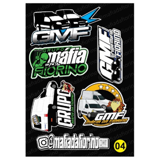 Cartela de Adesivos Grupo Máfia da Fiorino 04 em Oferta na Shopee
