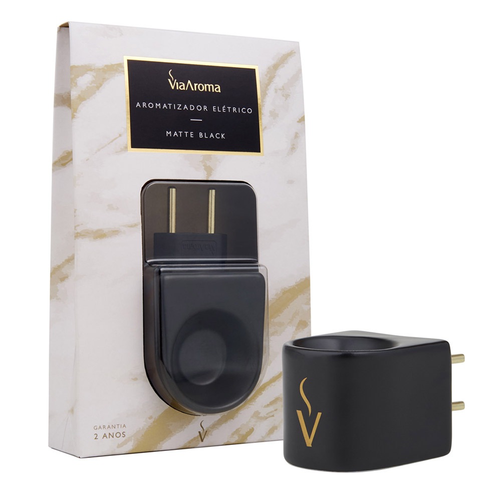 Difusor Aromatizador Eletrico Porcelana Ambiente Bom Ar Bivolt- Via Aroma
