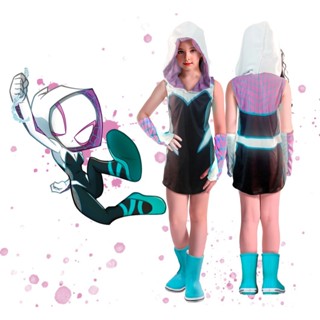 Fantasia Infantil Gwen Aranha - Capuz + par de Luvas em Oferta na Shopee