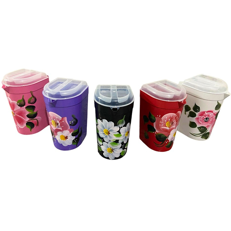 KIT COM 5 JARRA DECORADA 1,800 ML RR em Oferta na Shopee