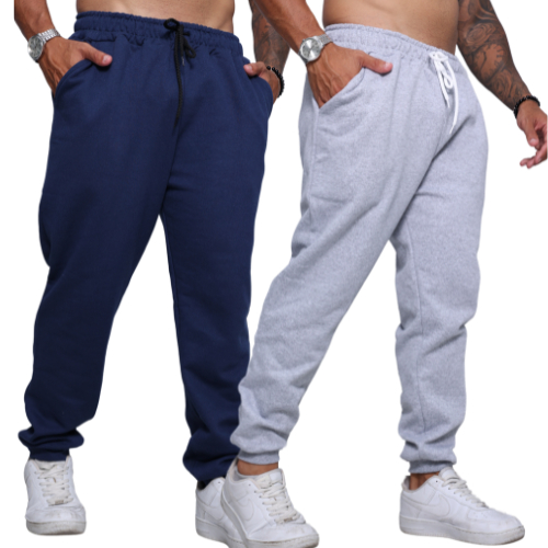 Moletom Calça Masculina kit 2 unidades, Modelo jogger, inverno.