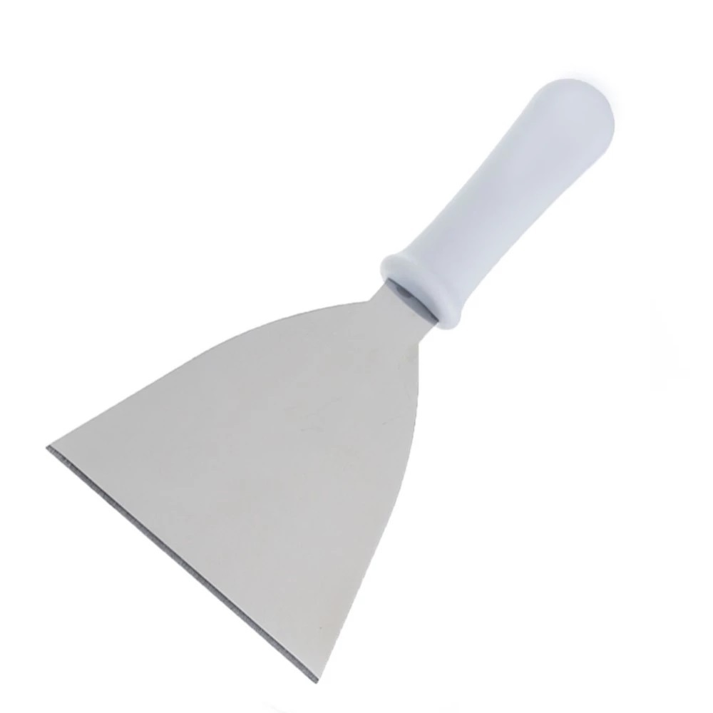 ESPATULA RETA 10CM CHAPEIRA HAMBUGUERIA PADARIA ACO INOX em Oferta na Shopee