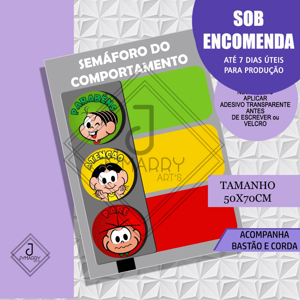 Banner comportamento em lona - Semáforo do comportamento em Oferta na Shopee