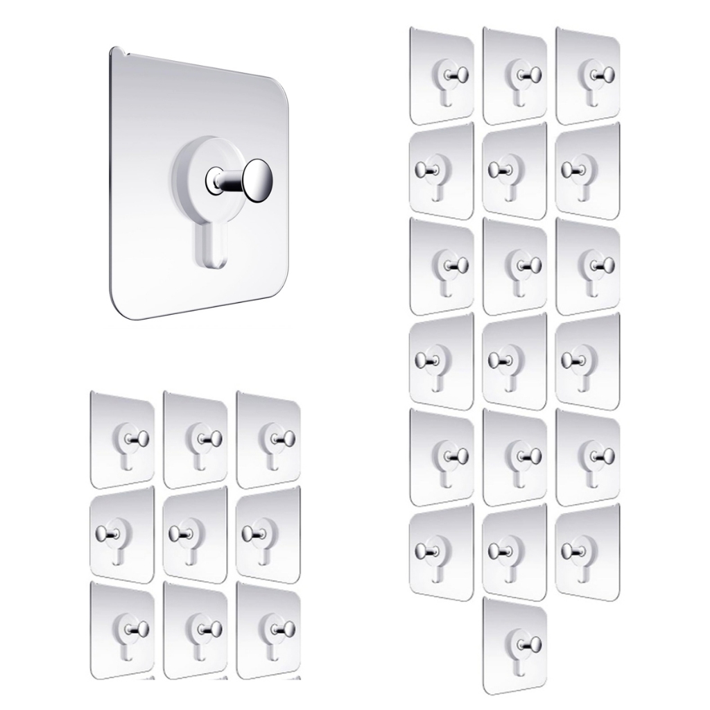 Kit 15 Peças Ganchos De Parede Adesivos Pendurar Para Casa em Oferta na Shopee