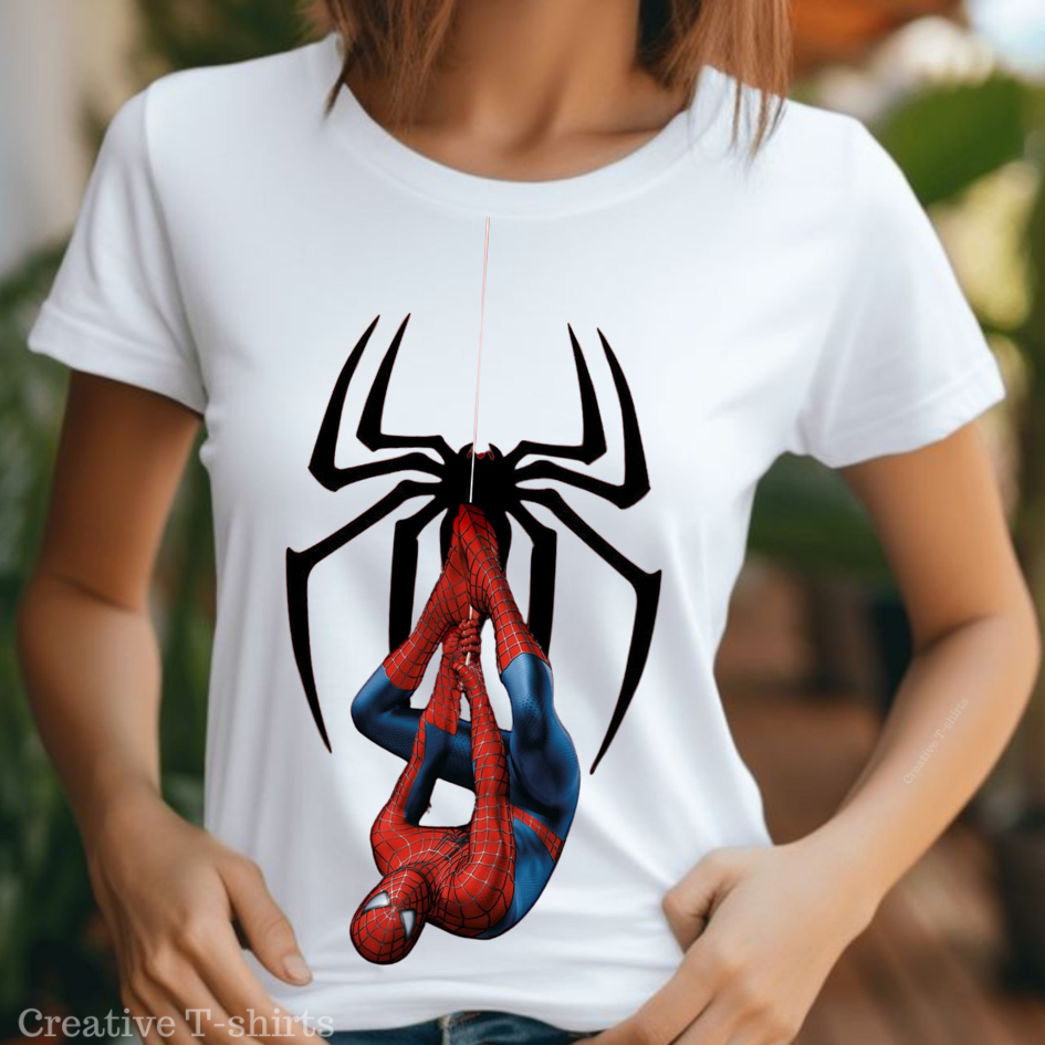Camisa Estampada Homem Aranha: Blusa Femininas, Masculina e Camisetas  Infantis. Estampas Exclusivas