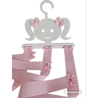 Organizador de laços infantil, porta laço menina boneca, cabide decoração em Oferta na Shopee