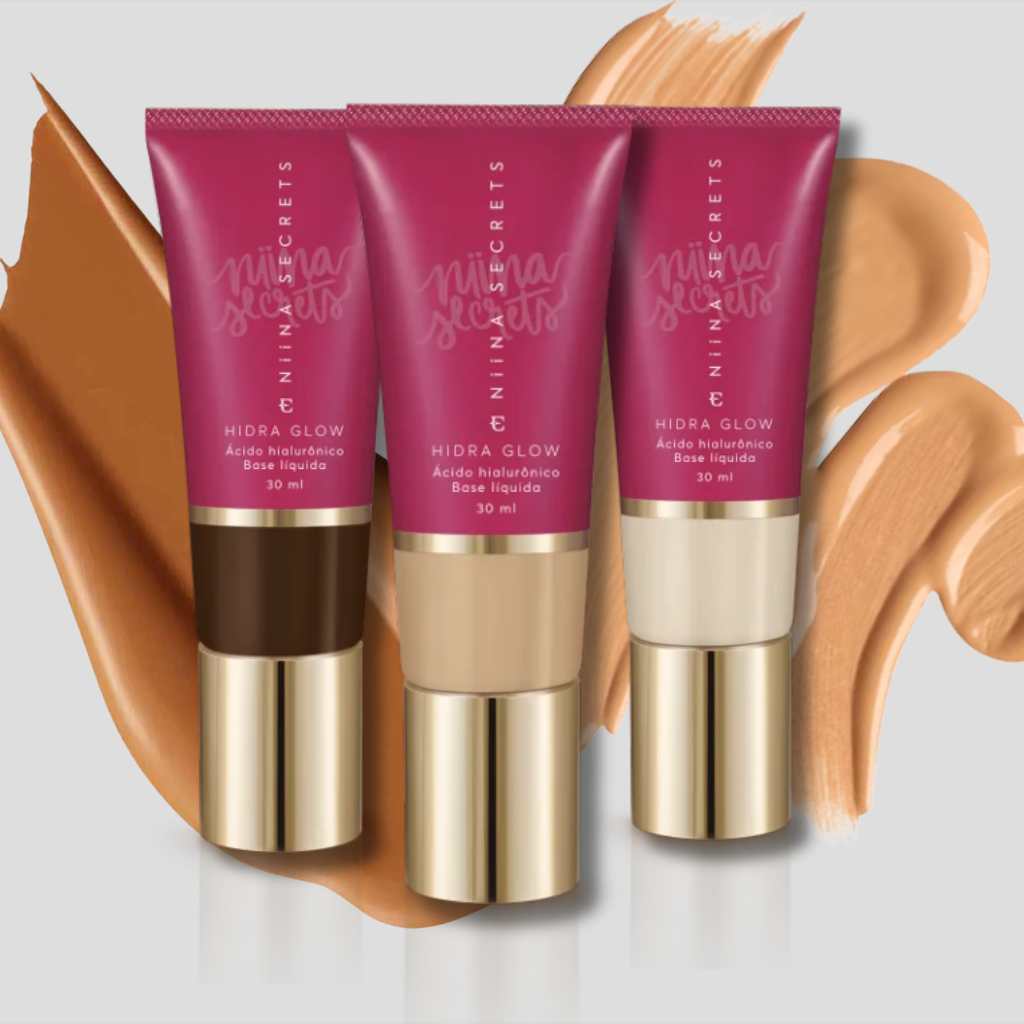 Base Hidra Glow Niina Secrets 30ml  - Escolha seu tom! em Oferta na Shopee