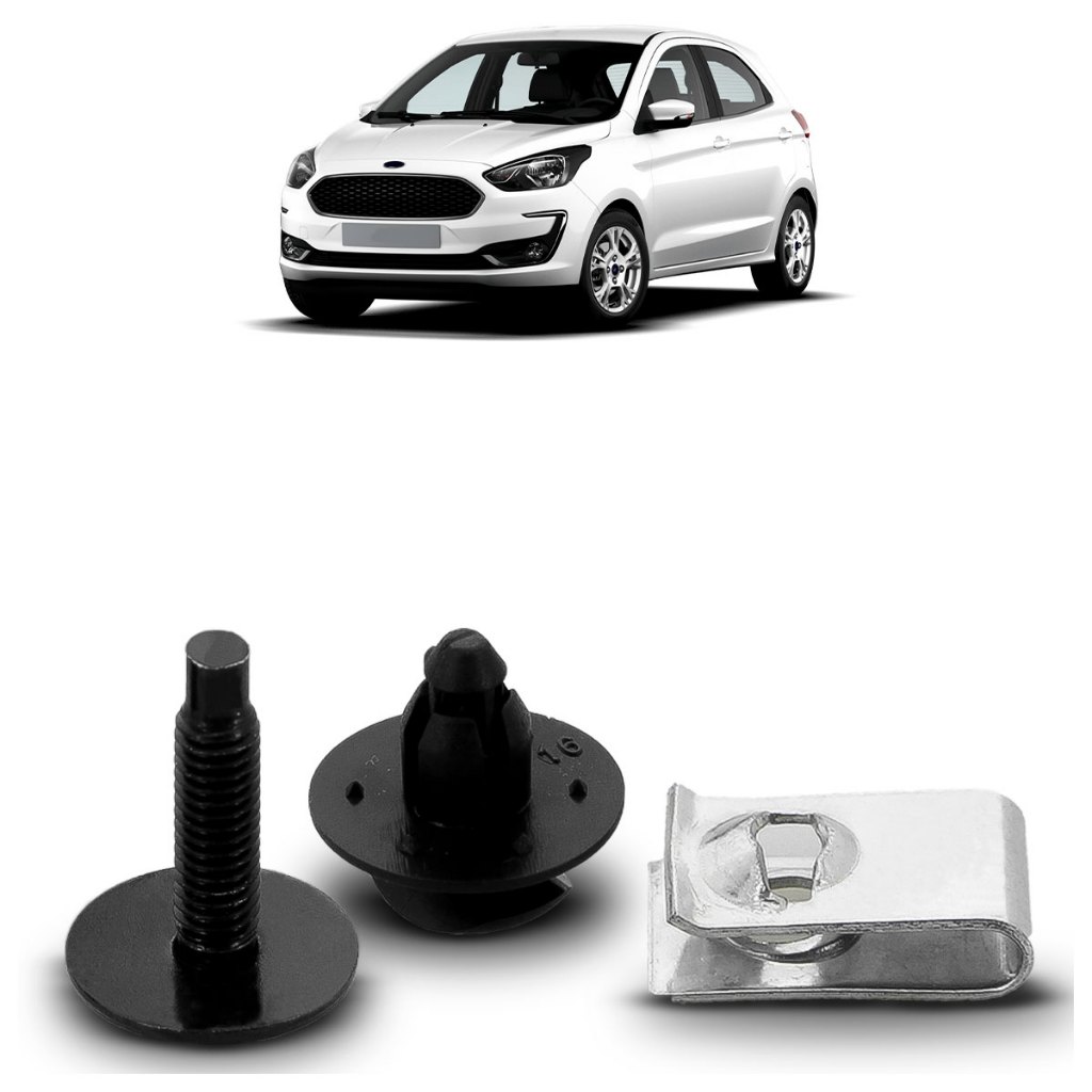 Kit Grampo Presilha Ka 2015 2016 2017 2018 2019 2020 Parabarro Dianteiro - Spare Parts and Accessories for Vehicles