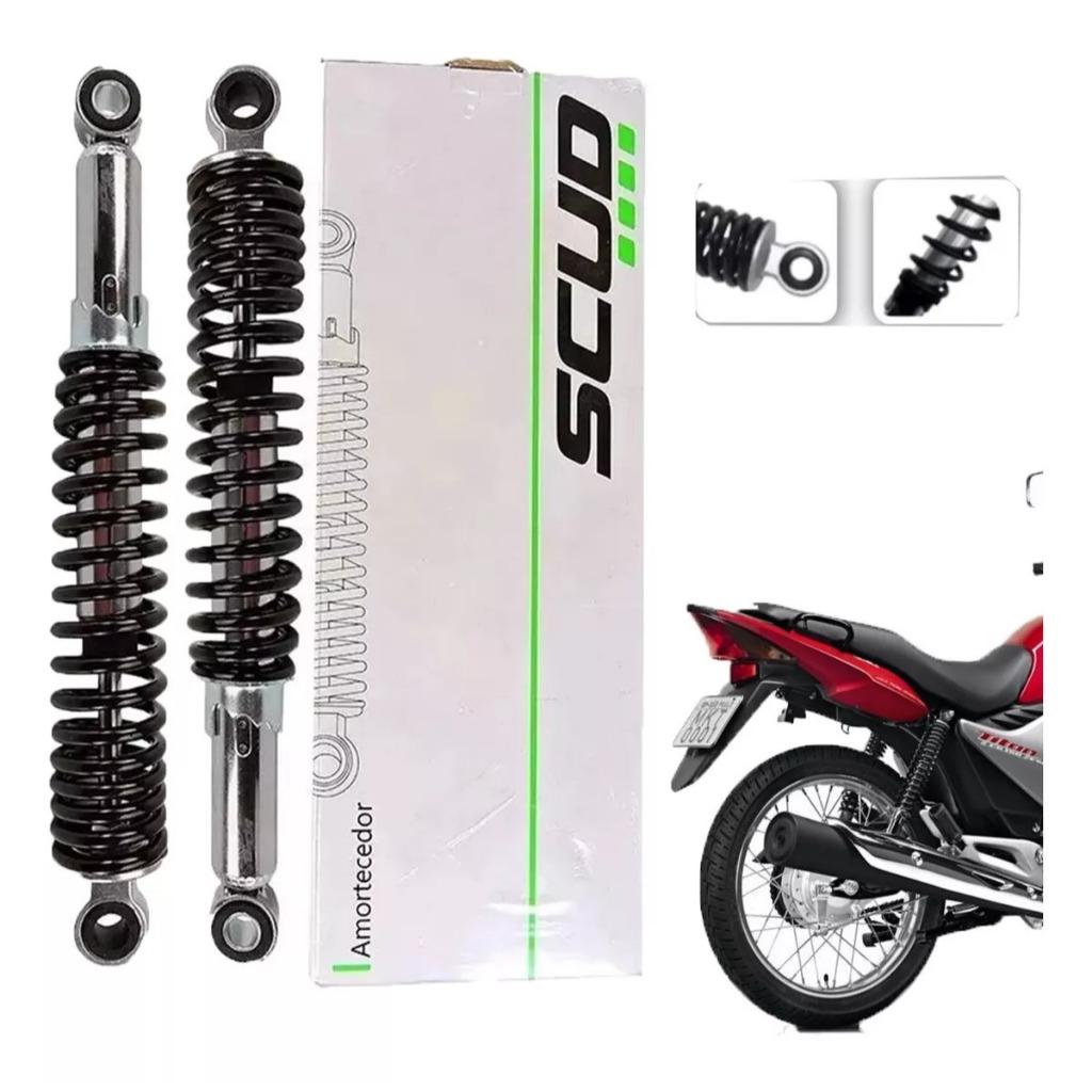 Amortecedor Titan 150/fan 150 2004 Ate 2014 Scud (par) em Oferta na Shopee