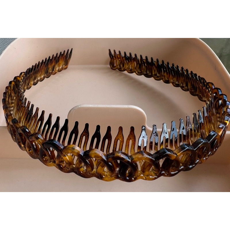 Tiara Arco para Cabelo Elos com dentinhos pentinhos Luxo Fashion Moda Dourado em Oferta na Shopee