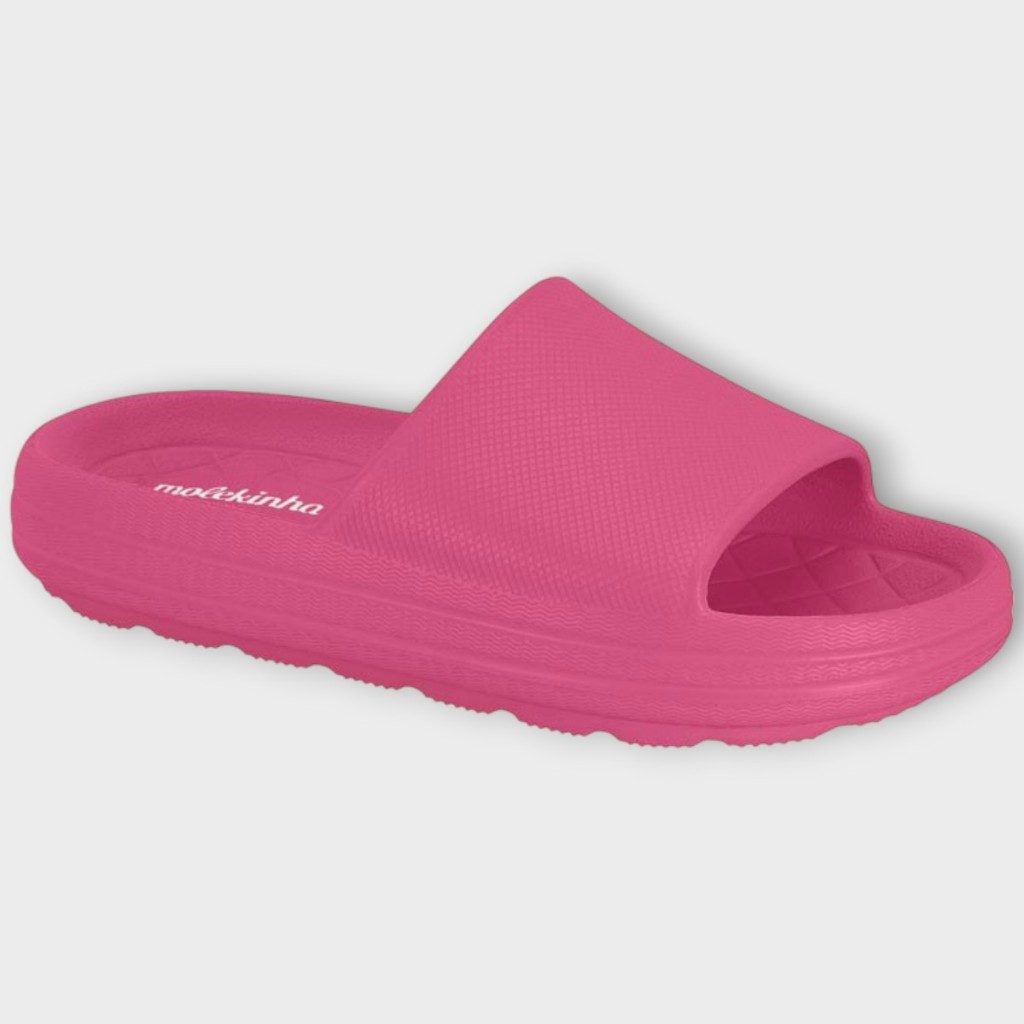 Chinelo Nuvem Moda Infantil Slide Leve Molekinha Menina Feminino Papete Confort Anatômico Macio
