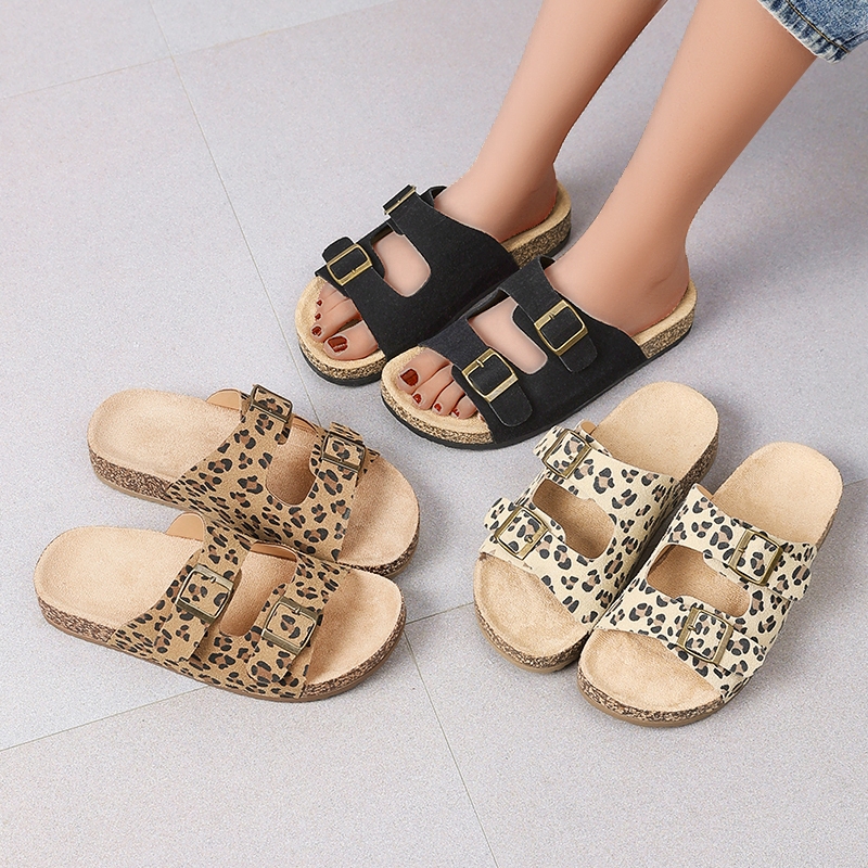 Sandalia Papete Birken Animal Print Papete Feminina birken com fivela em Oferta na Shopee