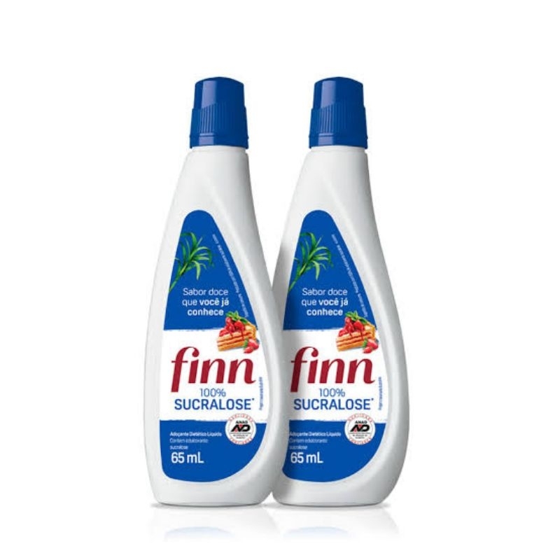 kit 2 Adoçante Finn Sucralose 65 ml