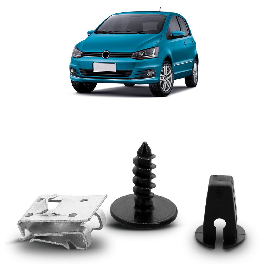 Kit Grampo Presilha Fox 2015 2016 2017 2018 Parabarro Dianteiro - Spare Parts and Accessories for Vehicles