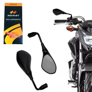 Retrovisor BMW F800 Haste Longa Rebaixada 90 Graus Lente Convexa Para Yamaha em Oferta na Shopee