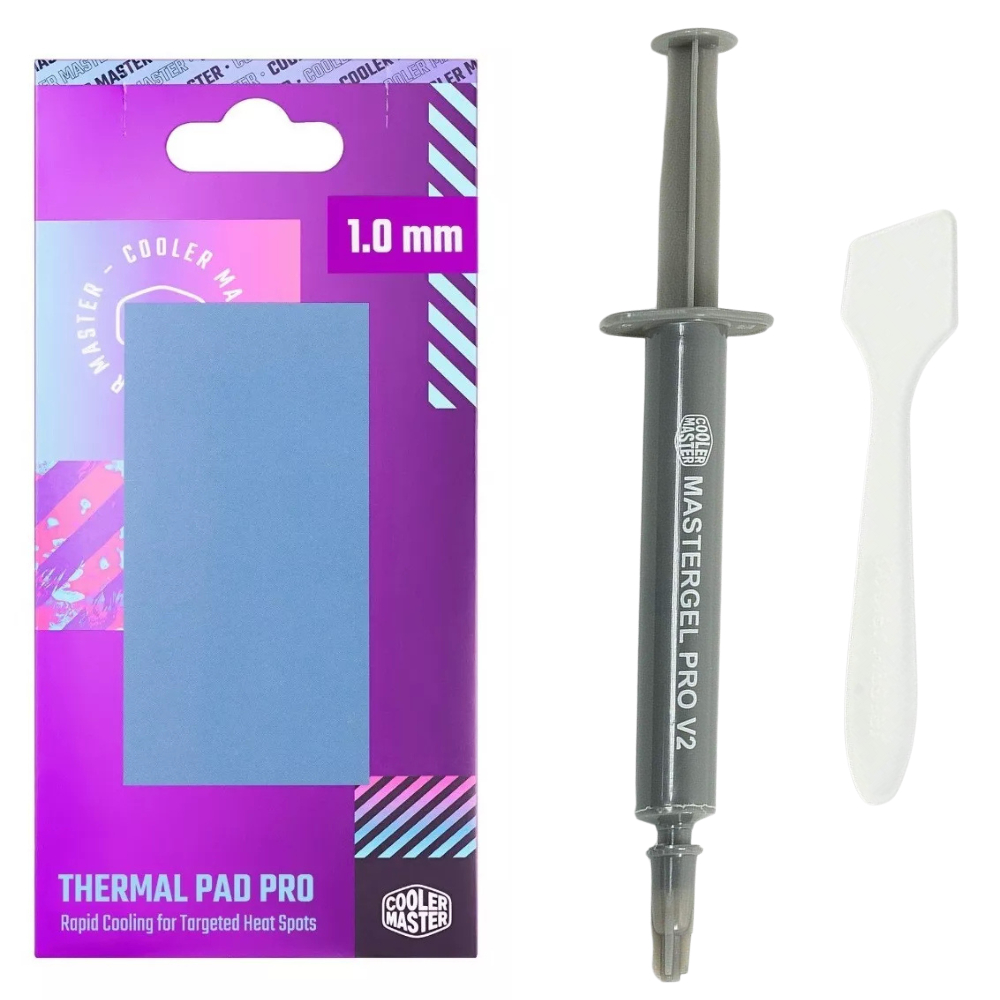 PASTA TERMICA MASTERGEL PRO V2 8W/Mk + THERMAL PAD PRO 1.0MM X 95 X 45 MM 15.3W/Mk