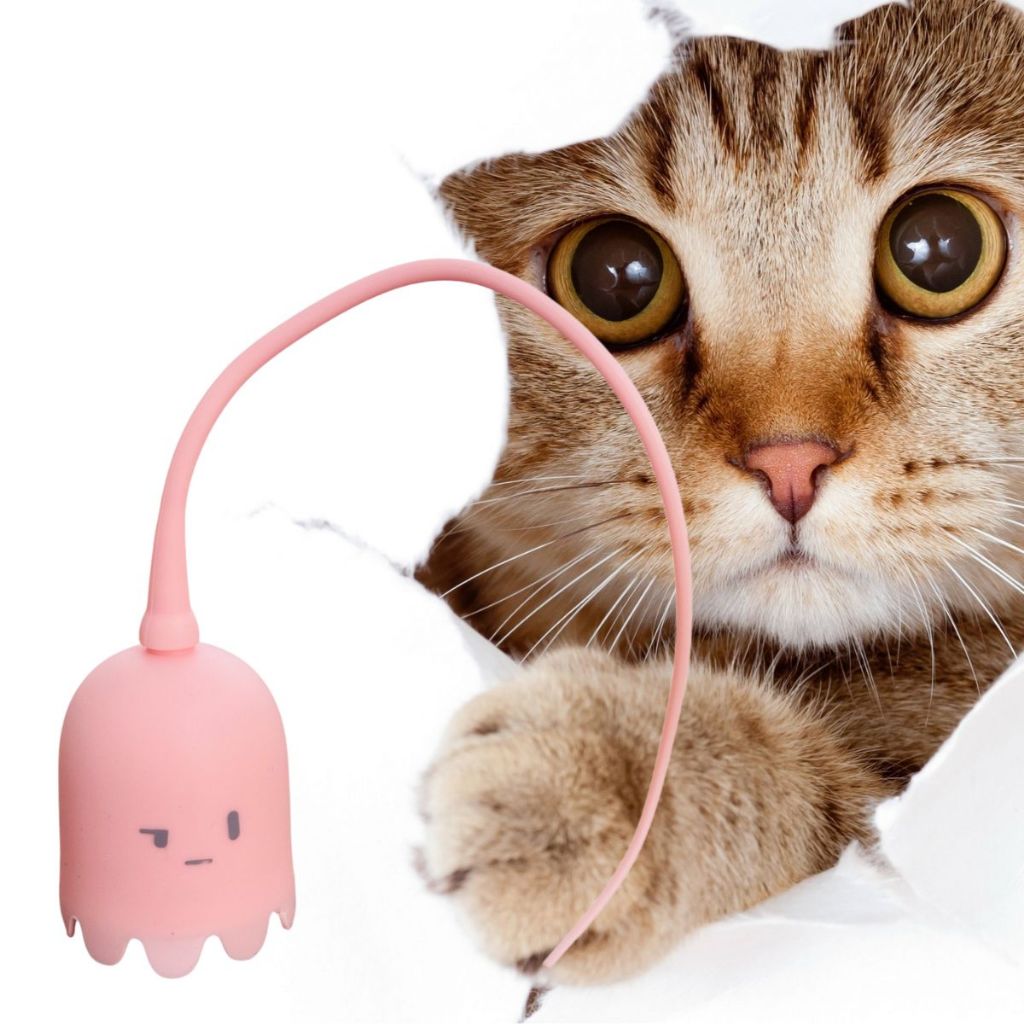 Brinquedos Interativos Para Gatos Fantasma Elétrica Automática Pet Gatinhos