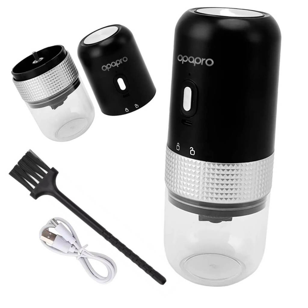 Moedor de Café Elétrico Portátil Grãos Opapro Modelo OP-CA1